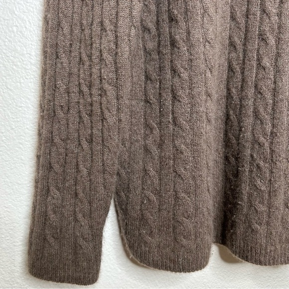 Reformation Giusta Oversized Cashmere Cardigan sweater brown small - Picture 7 of 10